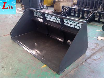 China skid steer snow bucket attachment for sale