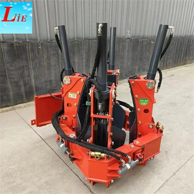 China Skid steer loader tree removal machine tree spade attachments for sale