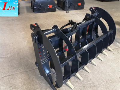 China China Root rake attachments for wheel loader root grapple bucket grapple skid steer root rake for sale