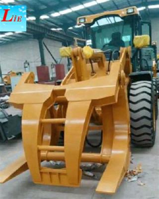 China China wheel loader attachment manufacturers and supplie log grab for wheel loader for sale