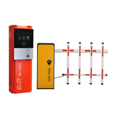 China Iron Hotel Car Parking Electric Motor Ticket Card Collector With Rfid Card Reader for sale