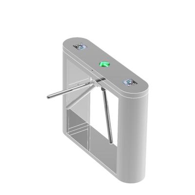 China 1.5mm Thickness 304 Stainless Steel Automatic Turnstile Qr Outdoor Automatic Sliding Through Tripod Turnstile Tripod Gate for sale