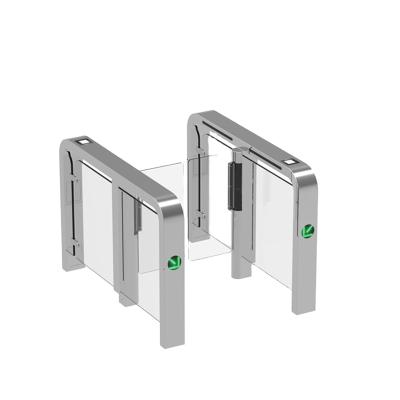 China 304 Stainless Steel Japan Gym Electronic Barrier Gate Flap Turnstile Swing Barrier Gate Speed ​​Lane Turnstile for sale