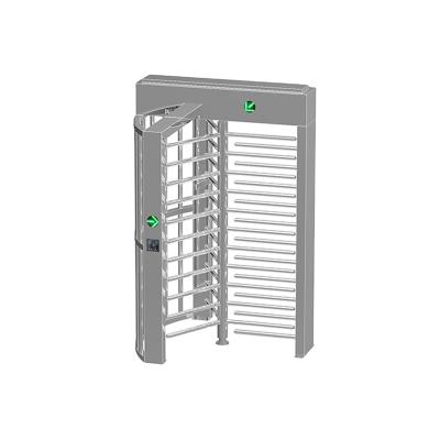 China 304 Stainless Steel TGW Full High Turnstile Gates / Full Height Turnstile Gate With Roof for sale