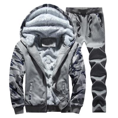 China Custom Made Winter QUICK DRY Sweat Suits Plus Size Hood Cotton Mens Sweat Suits Mens Sweat Suit Two Piece Set With Logo for sale