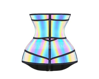 China 2021 New Design Yoga Gym.Running.Sport Logo Women Nignt Jogging Wear Comtrol Belt Latex Waist Trainer Custom Double Belly Trimmer for sale