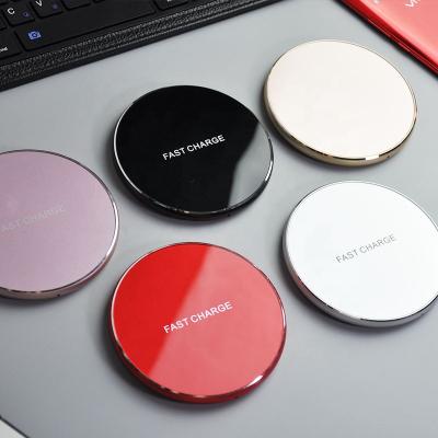 China Hot Sale 10w LED Light SUNLINE Mirror Light Universal Wireless Charger Custom Logo Wireless Charger Pad for sale