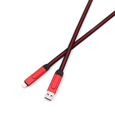 China Cell Phone Types SUNLIEN New Product 6 in 1 Charging Phone Cable 3FT 6FT 3A 6 IN 1 Type C Phone PD Micro USB Cable for sale