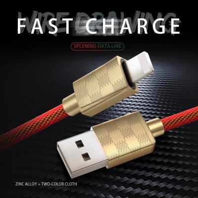 China MP3/MP4 Player SUNLINE High Quality New Design Nylon Braid USB Data and Fast Charging Cable for Type C/Micro/8pin for sale