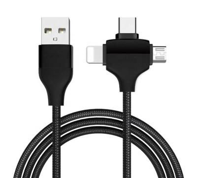 China MP3/MP4 Player Cable 3in1 Multifunctional USB 2.0 Charger Data Sync USB Charging Data Cable SUNLINE 2018 To Type-C Charging 8pin Micro for sale