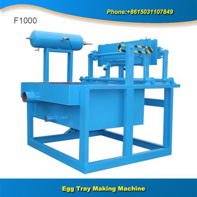 China Hot sale low cost 1000 pcs small egg tray making machine for sale