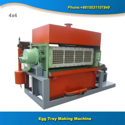 China Small factory machine full automatic 4x4 2500 egg tray machine price for sale