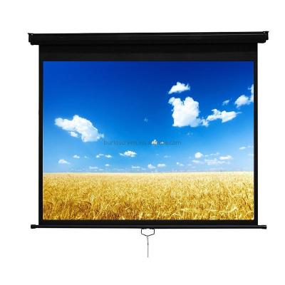 China Gain 1.0 Home Cinema Hd Manual Lower Projector Screen 100