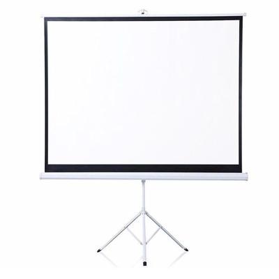 China Gain 1.0 OEM Height Adjustable Tripod Projection Screen At Good Price for sale