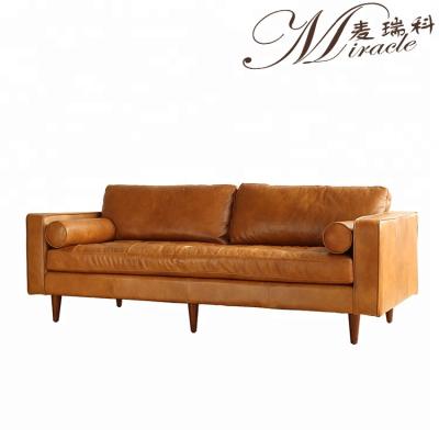 China Chesterfield SOFA Hotel Lobby Furniture Luxury Italian Leather Living Room Sectional Sofa for sale