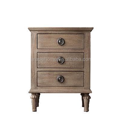 China French PANEL Style Open Or Closed Wooden Nightstand for sale