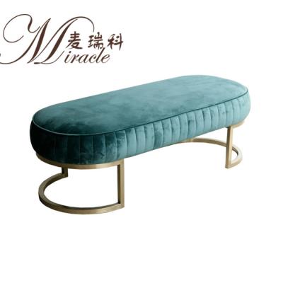 China stool home & Ottoman Modern Design Stainless Steel Low Stool For Living Room Shoes Sneak Bed End Stool for sale