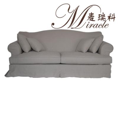 China Chesterfield SOFA Living Room Furniture Gray Color Two Seats Upholstered Sofas for sale