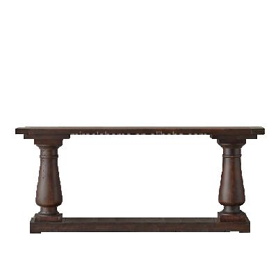 China Handmade French Style RomaFoot Wooden Console Table for sale