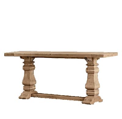 China French style eco-friendly Oakwood carved console table for sale