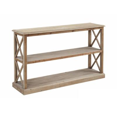 China Industrial Style Living Room Solid Wood Solid Wood Side Console Table for sale