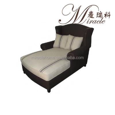 China Solid Wood American Style Living Room Deco Fabric Leisure Sofa Chairs Bed for sale