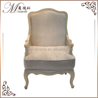 China Leisure chair bedroom furniture wood upholstery leisure chair and stool set for sale for sale