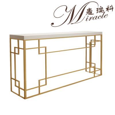 China Living Room Cabinet Dining Room Luxury Gold Stainless Steel Console Cabinet for sale