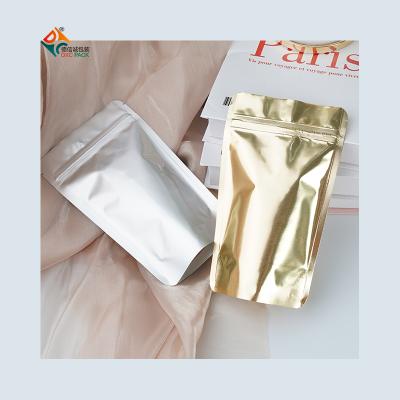 China DXC 70g Mylar Moisture Proof Resealable Ziplock Bags Stand Up Pouch Aluminum Foil Bags for sale