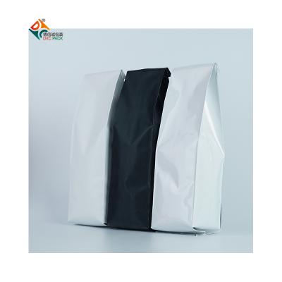 China Soft Packaging DXC Side Pocket Custom Small Gusset Coffee Bag For Food Packaging Plastic Bag for sale