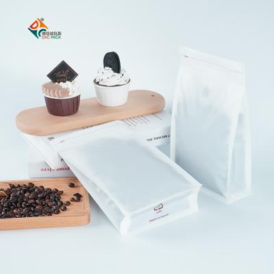 China Barrier DXC 250g Black Coffee Bags Custom Printed Coffee Bag With Recyclable Valve Pouch for sale