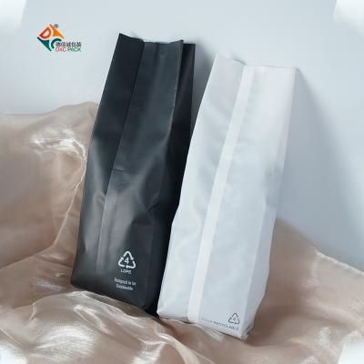 China DXC 250g Recyclable Clear High Barrier Center Sealed Side Gusset Bag Reusable Pouch for sale