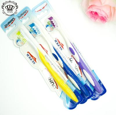 China Classic Double Color Toothbrush Classic Adult Toothbrush Double Color Fresh High Quality Formula for sale