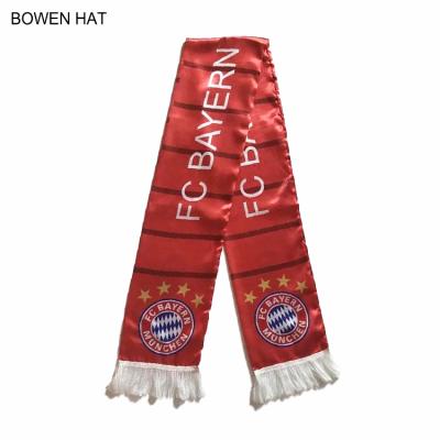 China Wholesale Cheap Custom Digital Printing Polyester Football Team Fan Promotional Scarf for sale