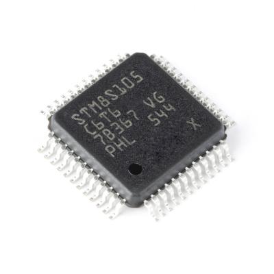 China Contact Customer Service Purechip STM8S105C6T6 Microcontrollers MCU 32-Bit ARM M3 RISC 64KB 2.5V/3.3V 48-Pin LQFP STM8S105C6T6 for sale