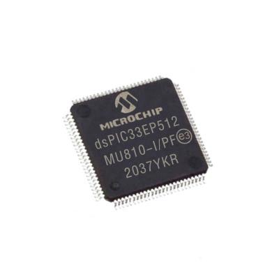 China Purechip standard DSPIC33EP512MU810-I/PT new and original electronic components integrated circuit IC DSPIC33EP512MU810-I/PT from TQFP-100 for sale