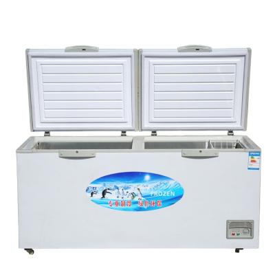 China Single-temperature Chest Freezer 700 Liters Ice Cream Freezer Commercial Freezer Supermarket Freezer for sale