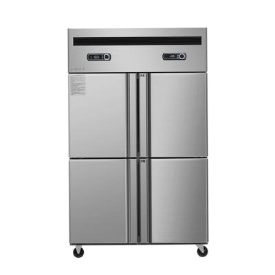 China Wholesale Commercial Double-temperature Refrigerator Chest Refrigerator Upright Freezer For Restaurant Kitchen for sale