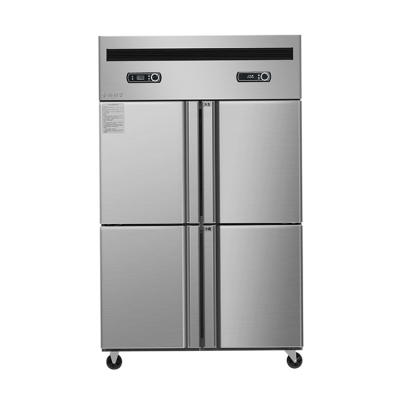 China Double-temperature Commercial Vertical Upright Freezer Refrigerator Upright Freezer for sale