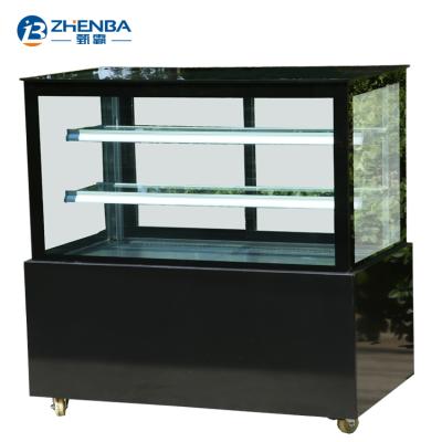 China Commercial Used Single-temperature Bread Cake Display Cabinet Cheap Cooler Display Showcase for sale