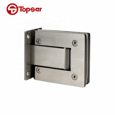 China Easy To Install And Durable High Quality 90 Degree Stainless Steel Wall Mounted Hydraulic Shower Door Hinge For Glass Door for sale