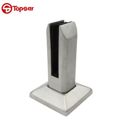 China Pool Shape 316 Stainless Steel Square Glass Pool Pin for sale