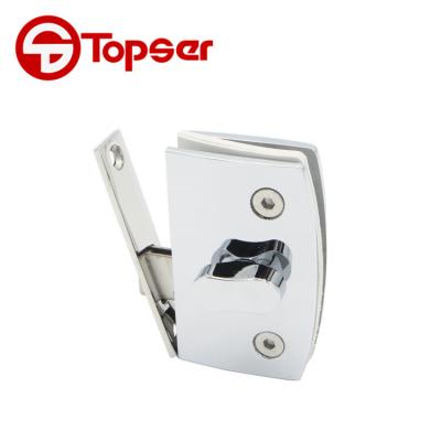 China Glass Door Brass Material Glass To Wall Sliding Glass Door Lock for sale