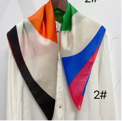 China New design polyester and fashion square scarf for sale