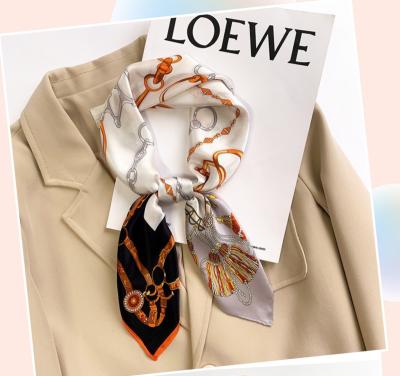 China New design polyester and fashion square scarf for sale