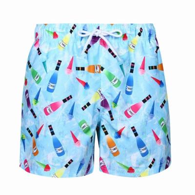 China Sky blue QUICK DRY plus size men's swim shorts trunks short tops swimwear for sale