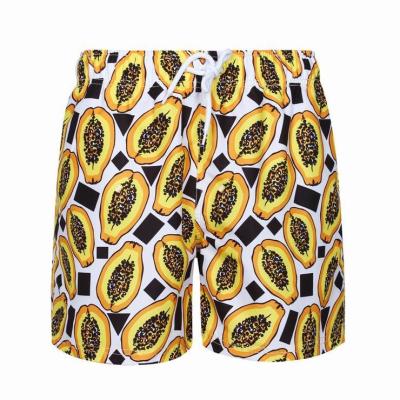 China Wholesale Customized Swim Trunks QUICK DRY Men Customized Fruit Pattern Shorts Swimwear for sale