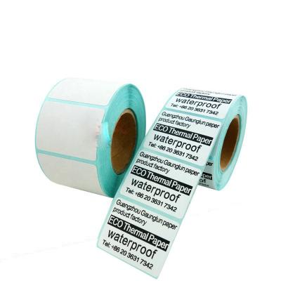 China Waterproof Thermal Sticker 4x6 Thermal Labels Shipping White Sensitivity for sale