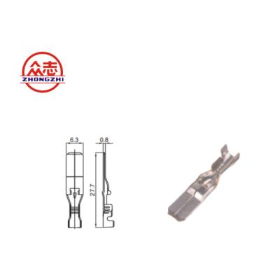 China 1.0-1.5mmÂ ² Cheap Price DJ6119 - Hot Selling China Zhejiang Zhongzhi Female Auto Connector 6.3B Terminal Lug for sale