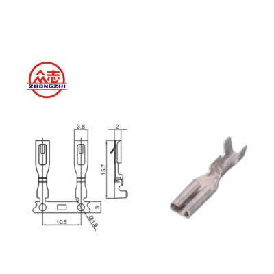 China 0.5-1.0mmÂ ² Cheap Price DJ621 - Hot Selling China Zhejiang Zhongzhi Female Auto Connector 0.5A A2.8 X Lug for sale